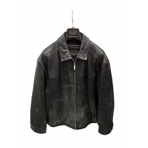 Wilsons Leather Pelle Studio Jacket Men’s Large Black Thinsulate Ultra L